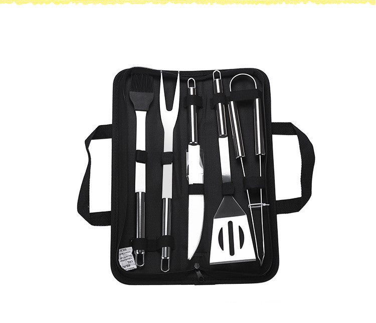 20-Piece Stainless Steel BBQ Tool Set for Grilling by Endo33 Markets
