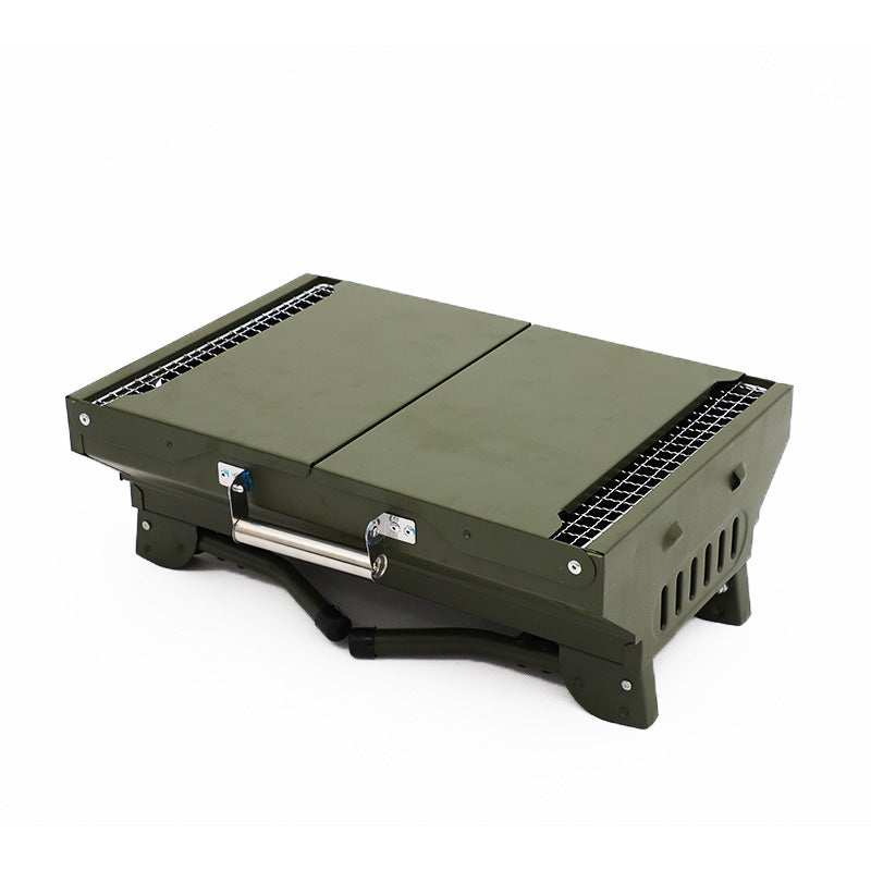 Large Portable Folding BBQ Grill for Outdoor Camping by Endo33 Markets