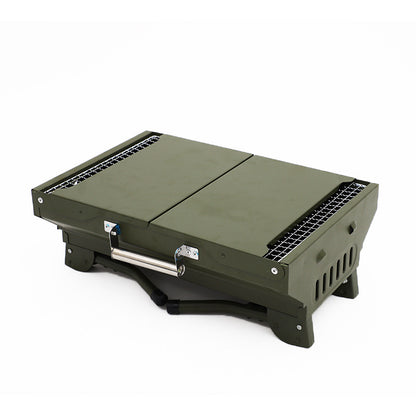 Large Portable Folding BBQ Grill for Outdoor Camping by Endo33 Markets