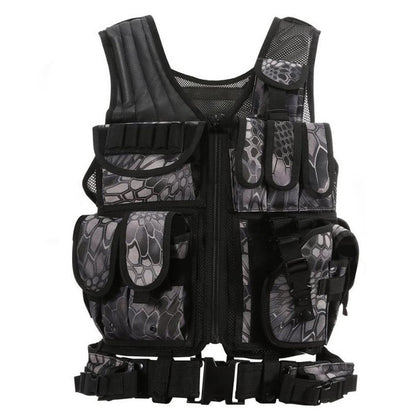 Camouflage Tactical Vest for Outdoor Adventures by Endo33 Markets