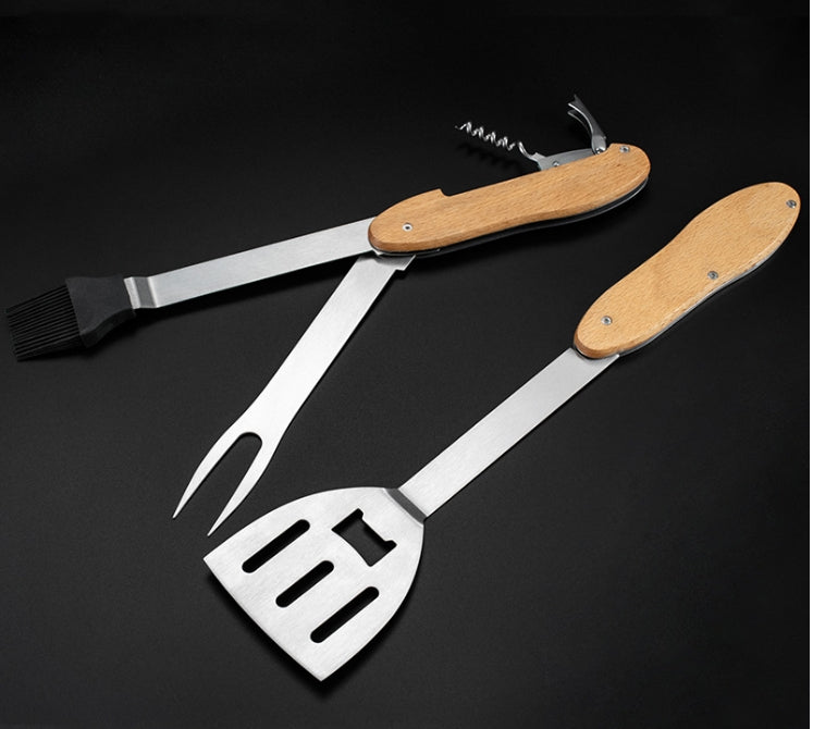 Multifunctional BBQ Tool Set with Stainless Steel Utensils by Endo33 Markets