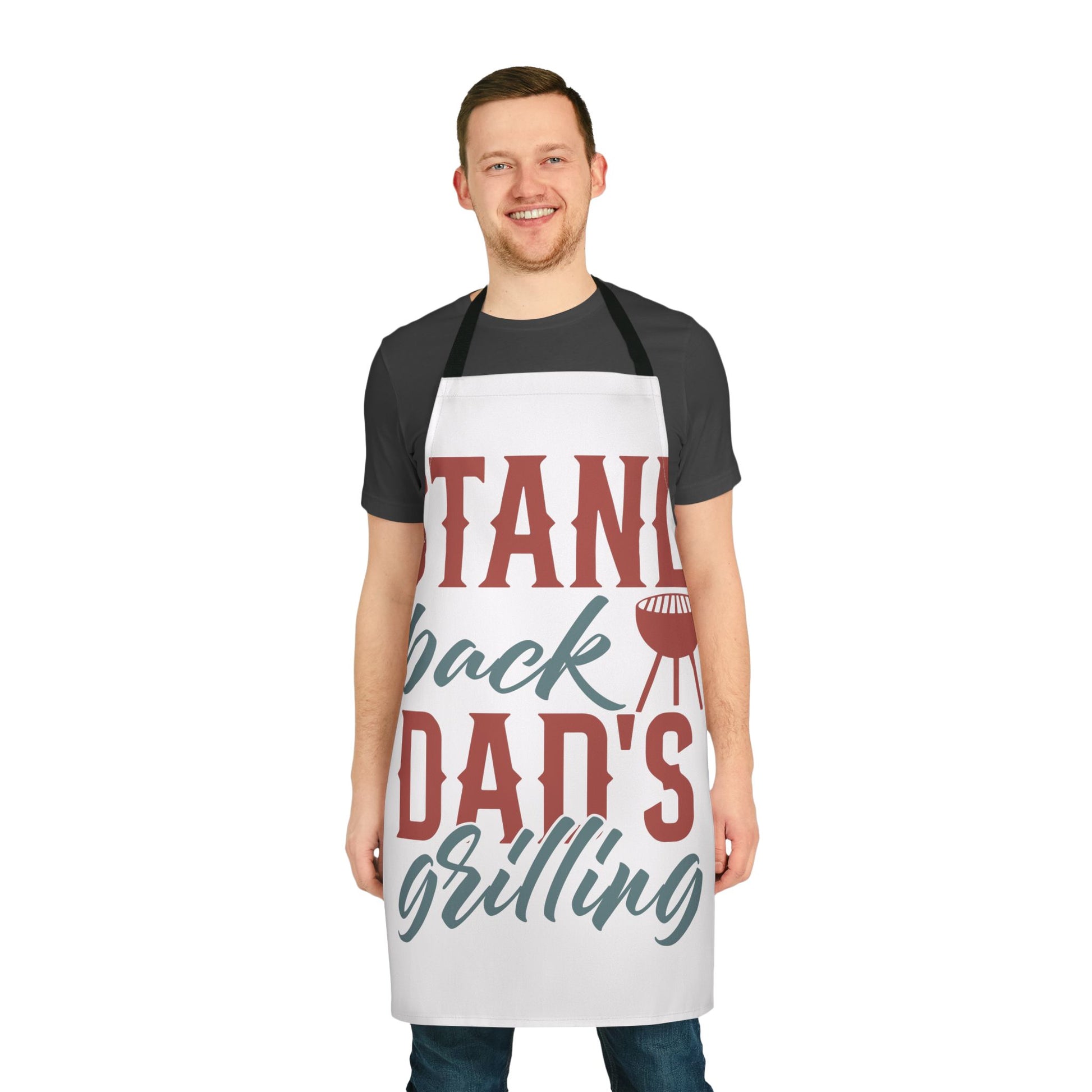 Stand Back Dad's Grilling Apron – Funny BBQ Gift for Fathers, Father’s Day Grill Master by Printify