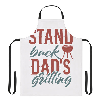 Stand Back Dad's Grilling Apron – Funny BBQ Gift for Fathers, Father’s Day Grill Master by Printify