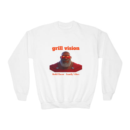 Youth Crewneck Sweatshirt by Printify