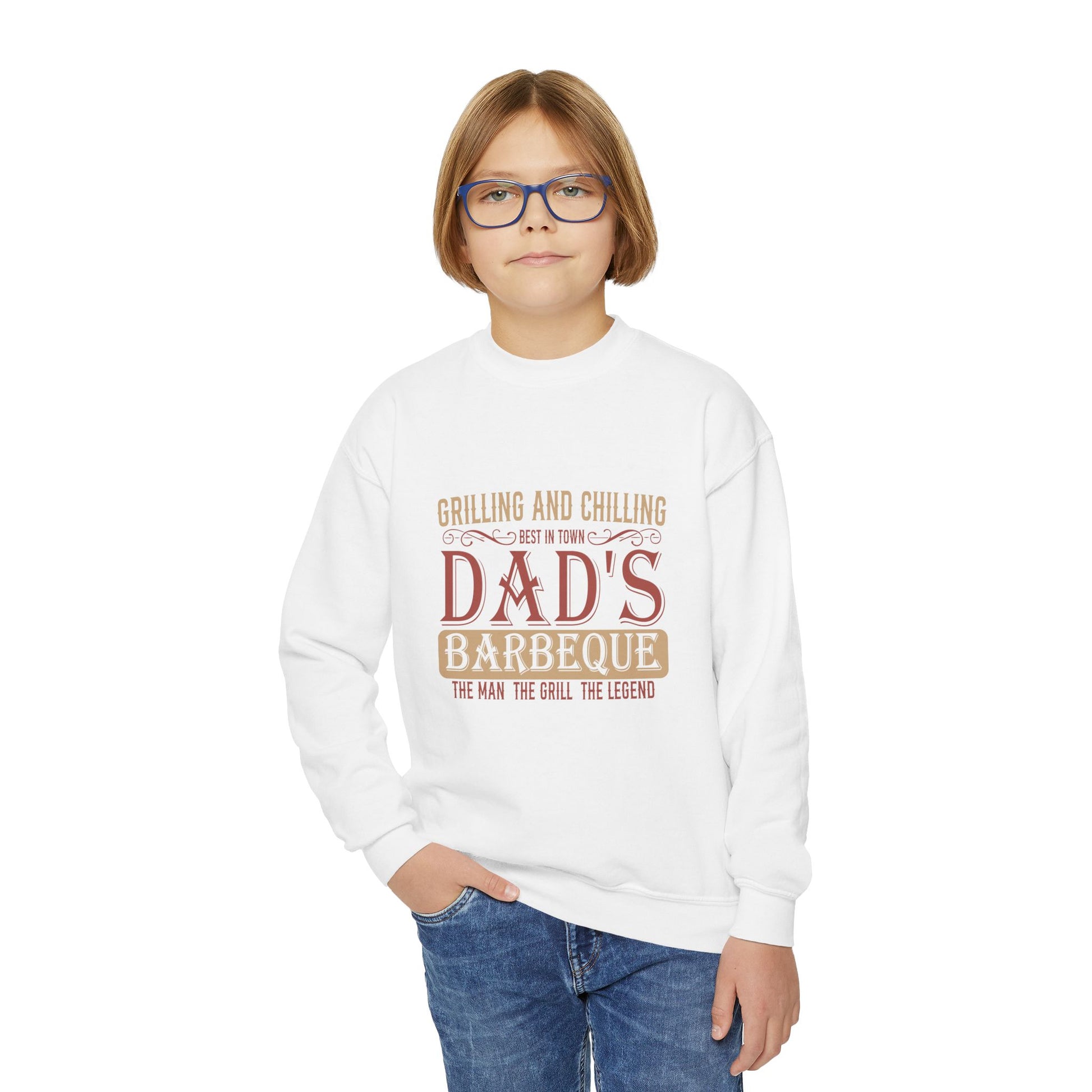 Youth Crewneck Sweatshirt by Printify