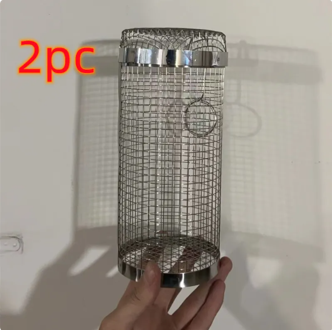 Rolling BBQ Grill Basket by Endo33 Markets