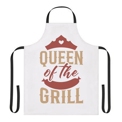 Queen of the Grill BBQ Apron — Funny Grilling Gift for Dad, Father’s Day & Cookouts by Printify