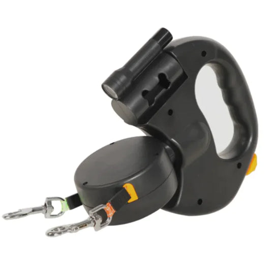 Auto Double Dog Leash by Endo33 Markets