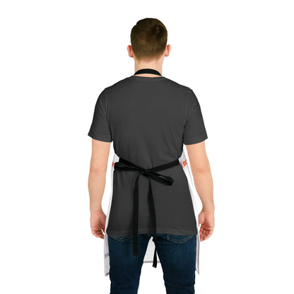 Apron — "Uncle Al & the Neighbors" Funny BBQ Cooking Apron (If Lookin' Not Cookin') by Printify