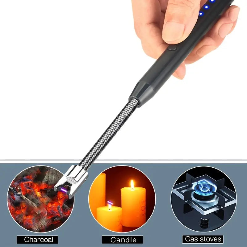 USB Rechargeable Windproof Electric Arc Lighter for BBQ by Endo33 Markets