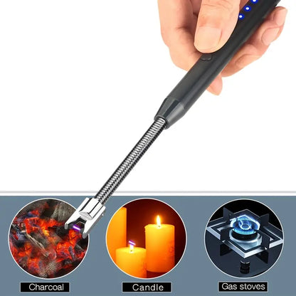 USB Rechargeable Windproof Electric Arc Lighter for BBQ by Endo33 Markets