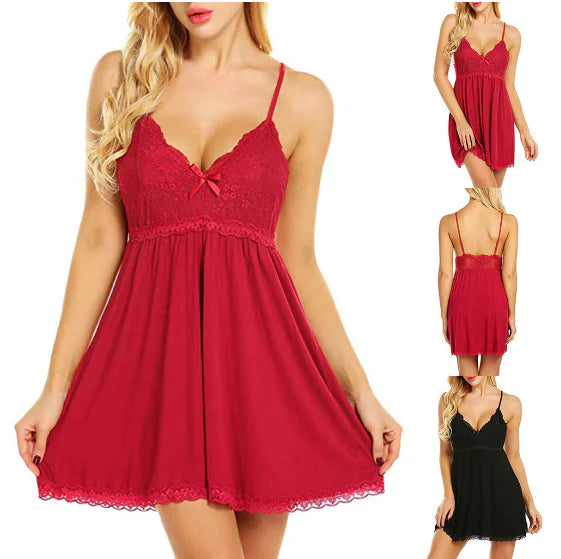 Lace Lingerie Sling Dress