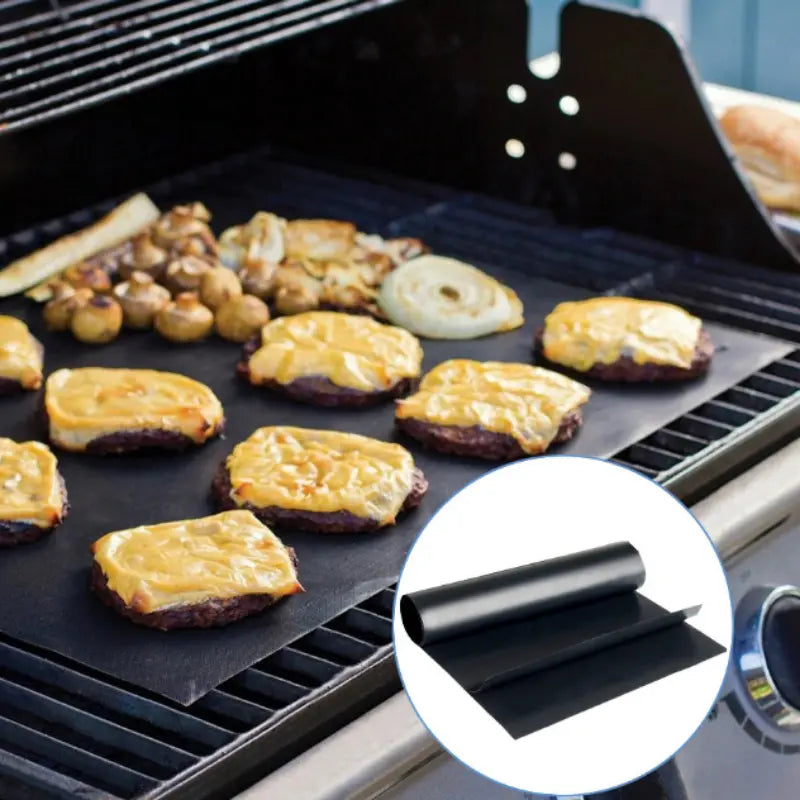 2pcs Non-stick BBQ Grill Mat 15.75x13 Inches by Endo33 Markets