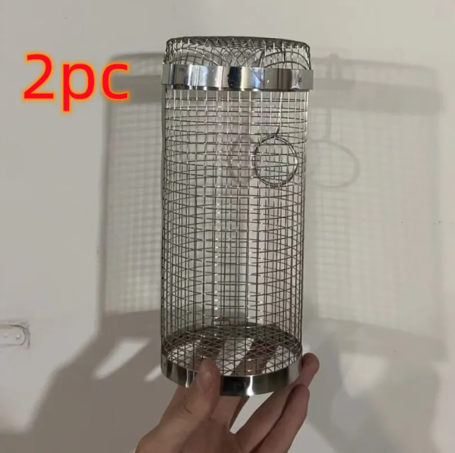 Rolling BBQ Grill Basket by Endo33 Markets