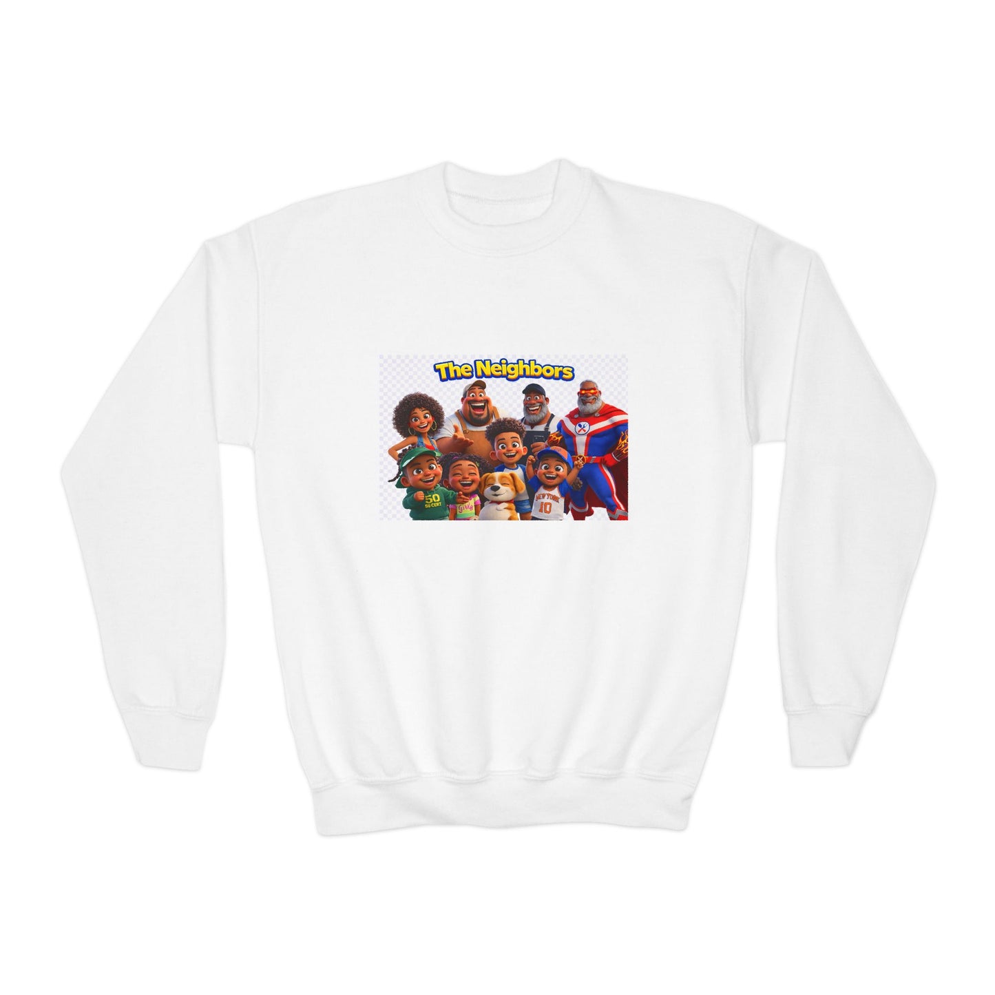 Youth Crewneck Sweatshirt by Printify