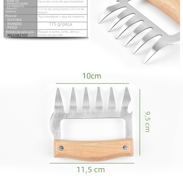BBQ Meat Shredder Claws - Multi-Functional Tool by Endo33 Markets