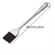 Silicone BBQ Brush with Stainless Steel Handle by Endo33 Markets