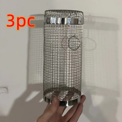 Rolling BBQ Grill Basket by Endo33 Markets