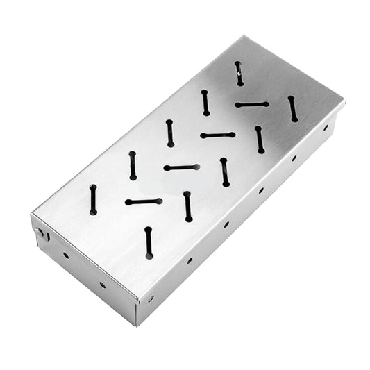 Stainless Steel Smoking Box for Grilling and BBQ by Endo33 Markets