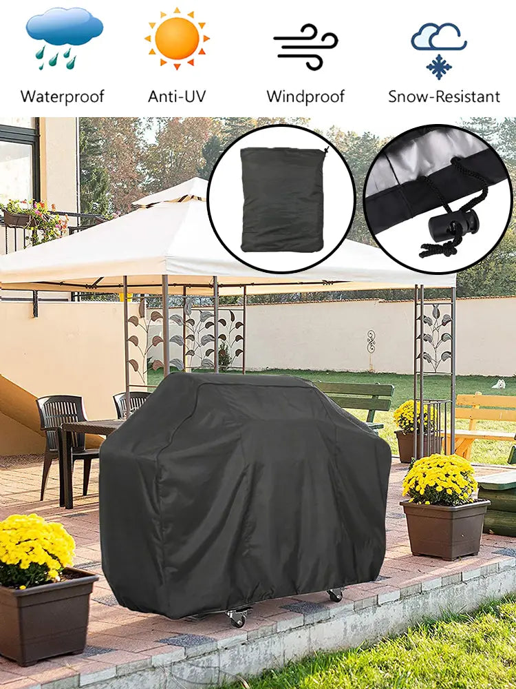 Heavy Duty Waterproof BBQ Grill Cover by Endo33 Markets