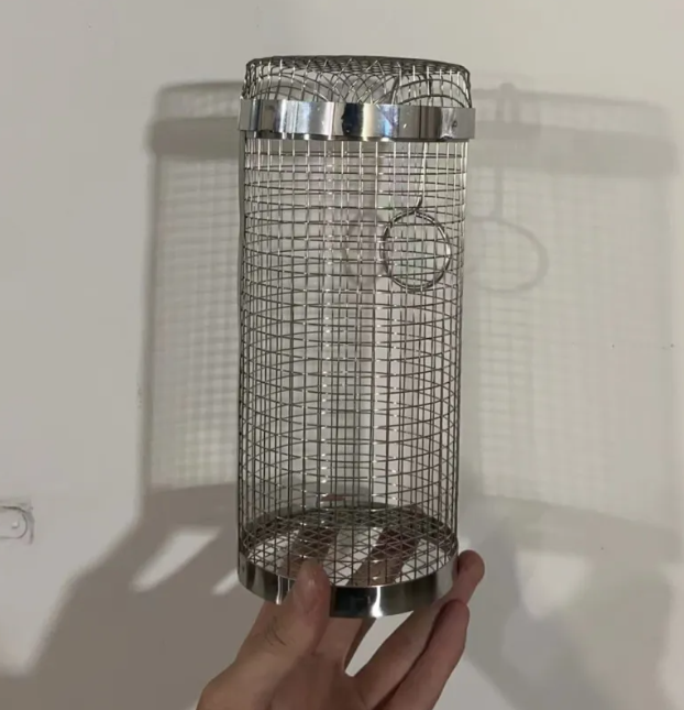 Rolling BBQ Grill Basket by Endo33 Markets