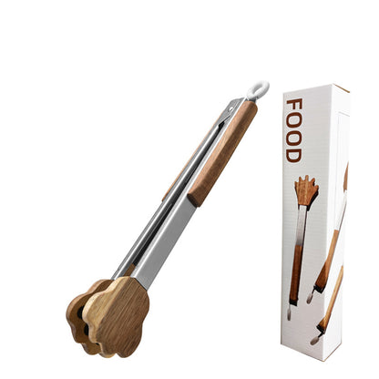 9-Inch Polished Stainless Steel BBQ Tongs (1pc) by Endo33 Markets
