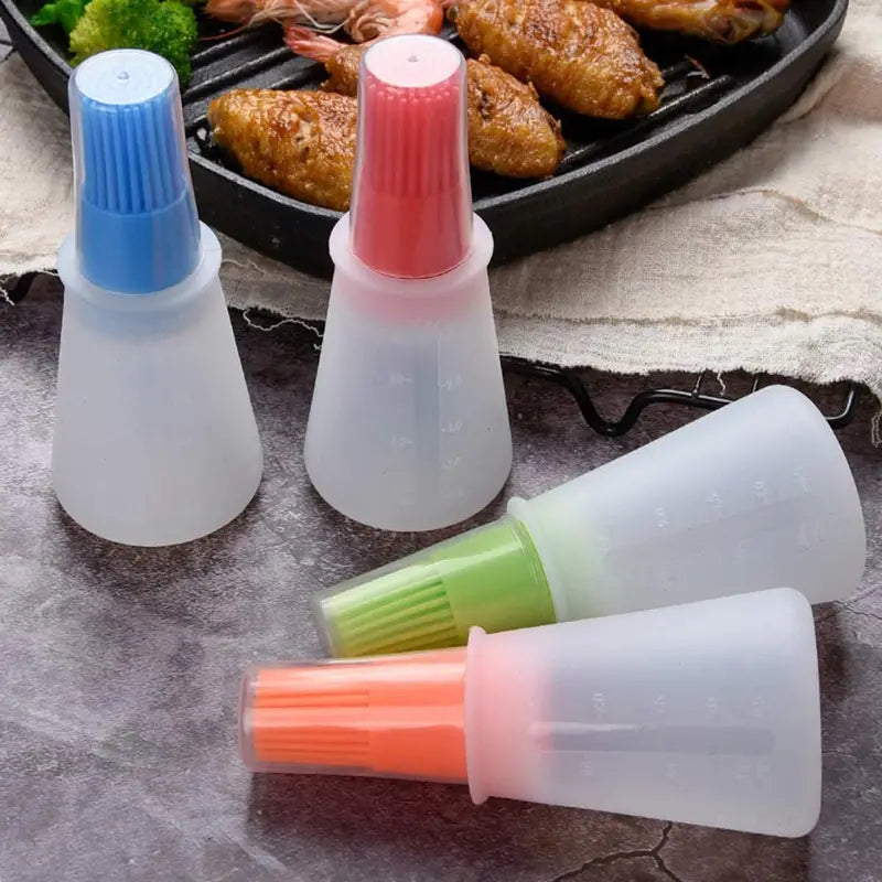 Silicone BBQ Oil Bottle Brush - Heat-Resistant Design by Endo33 Markets