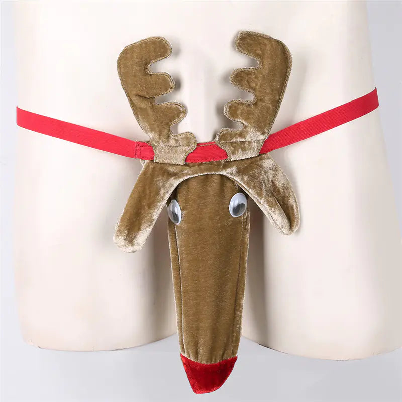 Men's Reindeer Briefs - Halloween Costume Lingerie