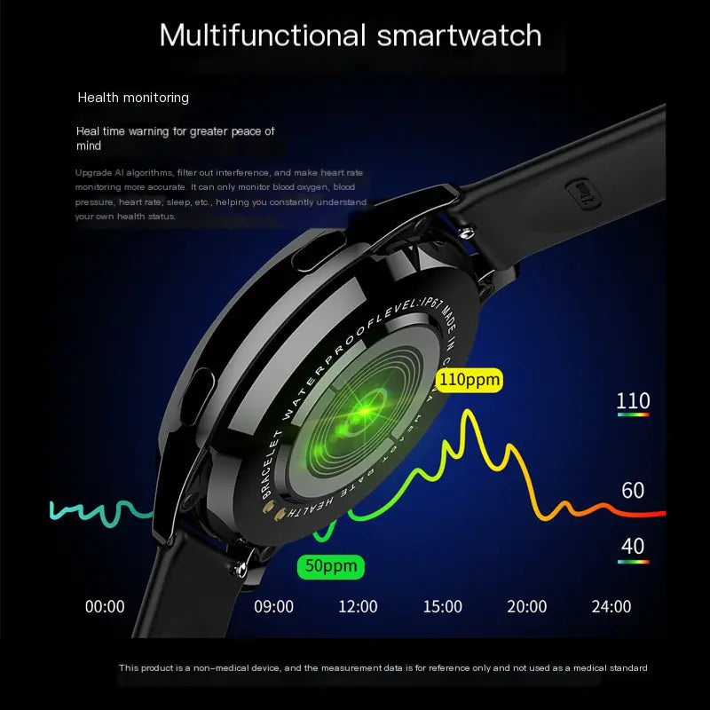 Smartwatch with Health Monitoring and Bluetooth Calls by Endo33 Markets