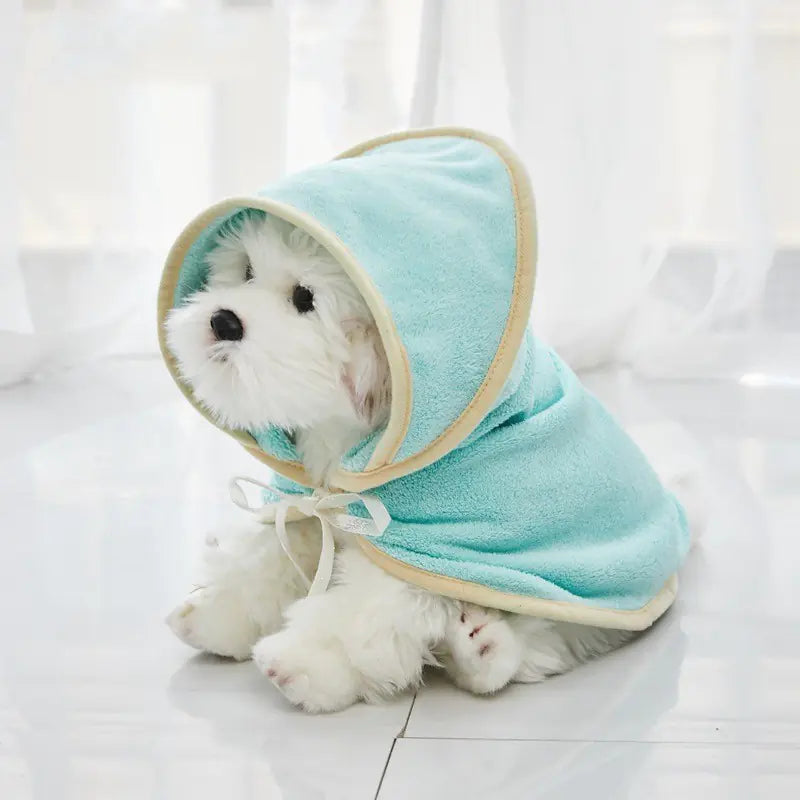 Microfiber Quick-Drying Bathrobe for Pets