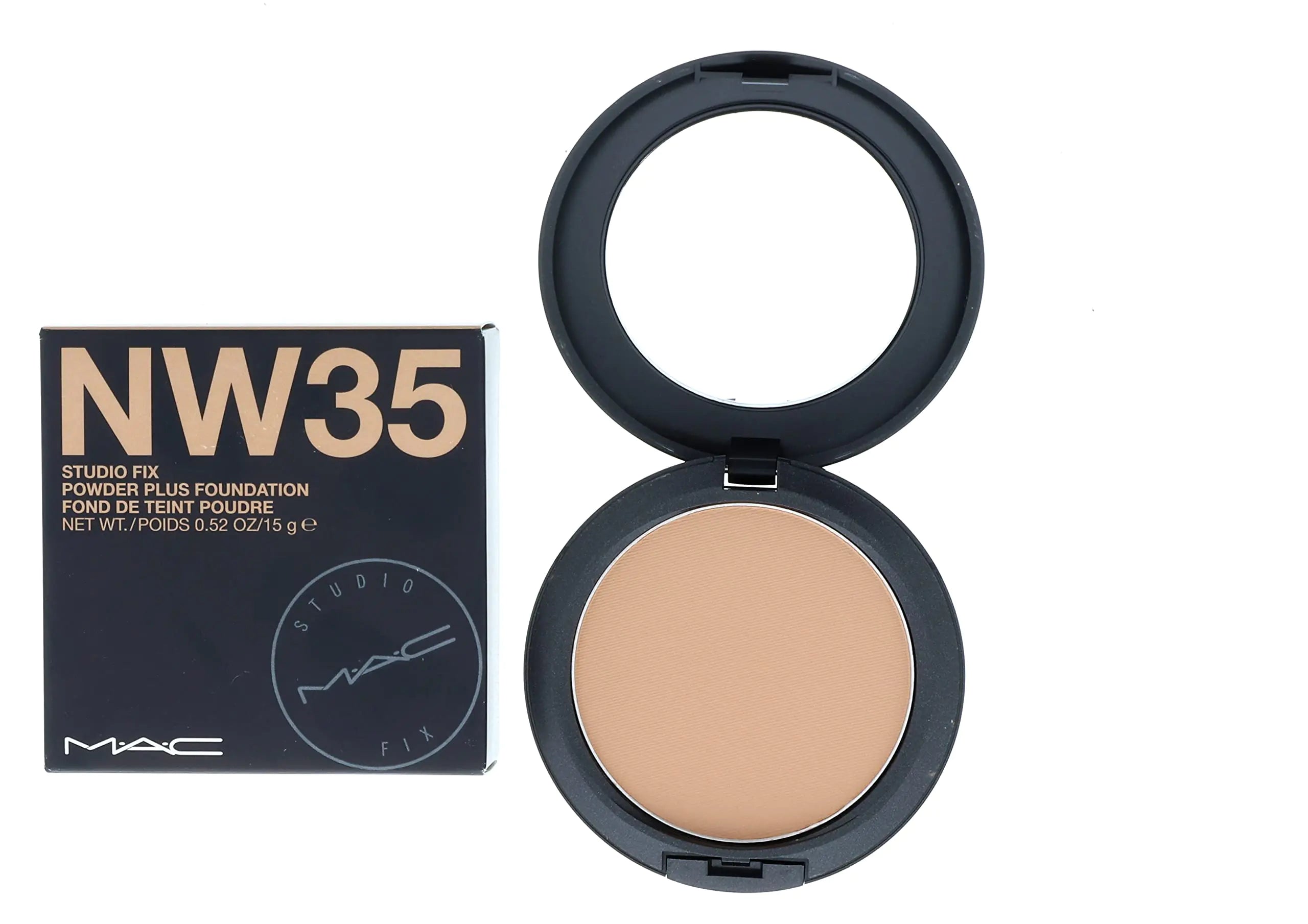 MAC Studio Fix Powder Plus Foundation 15g NW35 0.52 Fl Oz