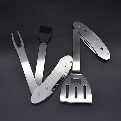 Multifunctional BBQ Tool Set with Stainless Steel Utensils by Endo33 Markets