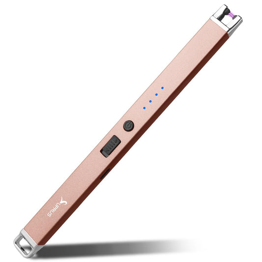 SUPRUS Electric Arc Lighter Windproof Flameless Rechargeable USB Lighter with Safety Lock for Home Kitchen BBQ Candle by Endo33 Markets