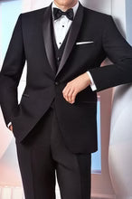 "London" Black Tuxedo Jacket-3