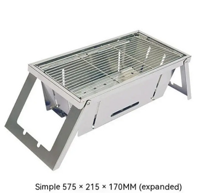 Stainless Steel Outdoor BBQ Grill by Endo33 Markets
