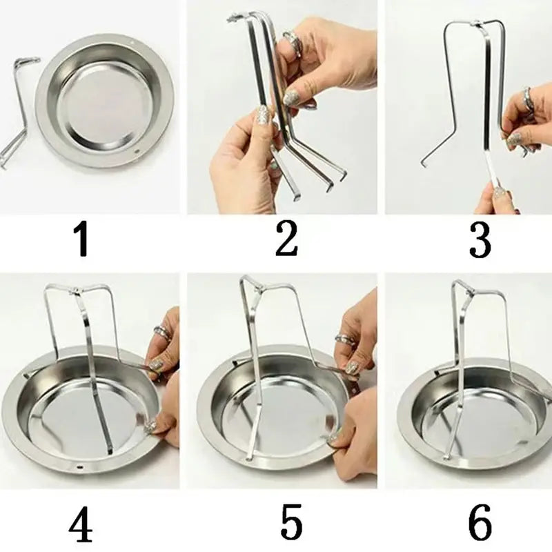 Stainless Steel Chicken Roaster Rack for BBQ & Turkey by Endo33 Markets