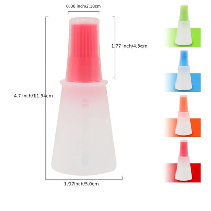 Silicone BBQ Oil Bottle Brush - Heat-Resistant Design by Endo33 Markets