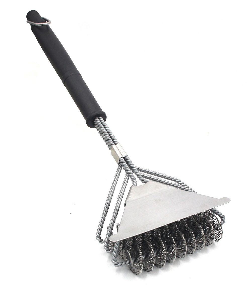 18-Inch Triple-Head BBQ Grill Cleaning Brush by Endo33 Markets