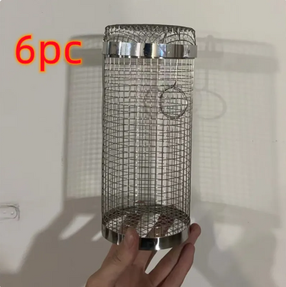 Rolling BBQ Grill Basket by Endo33 Markets
