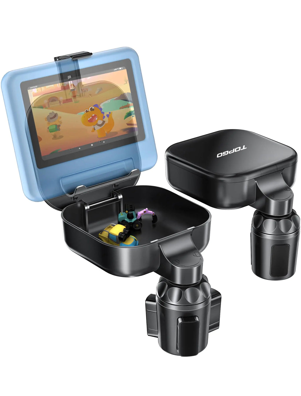 Kids Car Seat Cup Holder Organizer Universal Adjustable Car Back Seat Storage Car Seat Snack Tray and Tablet Mount for Car Seats Strollers and Outdoor Chair Great Gift for Boys and Girls Travel