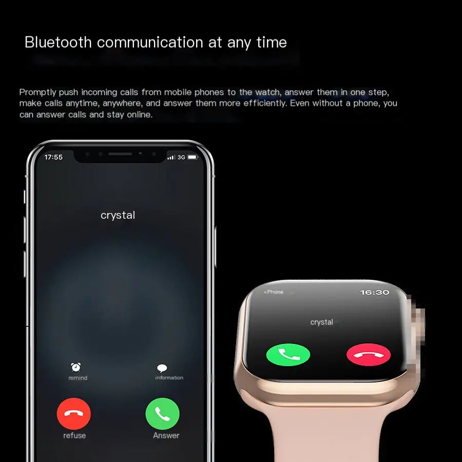 Huaqiangbei S9 Smartwatch with Bluetooth and Health Monitor by Endo33 Markets