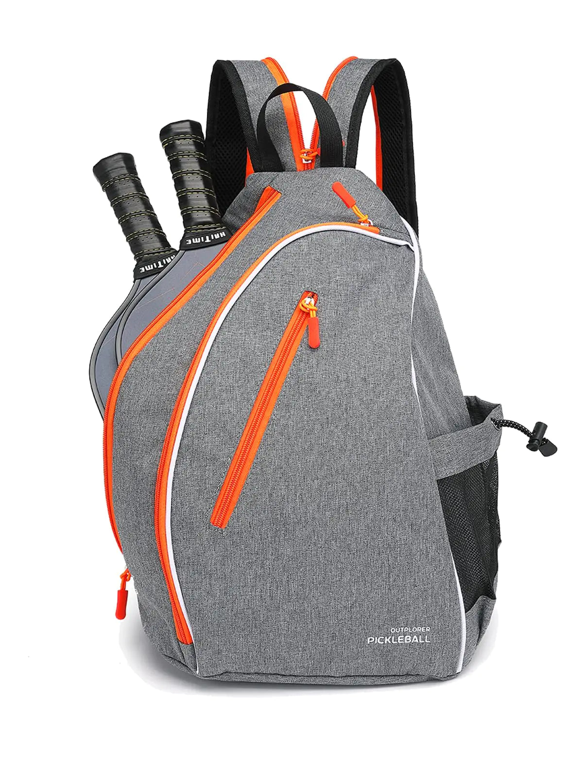 OUTPLORER Pickleball Bag for Men Women Pickleball Backpack Reversible Crossbody Sling Bag Sports Pickleball Sling Bag Adjustable Pickleball Backpack (Gray B) by Endo33 Markets